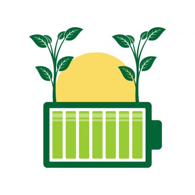 Battery energy with nature planting